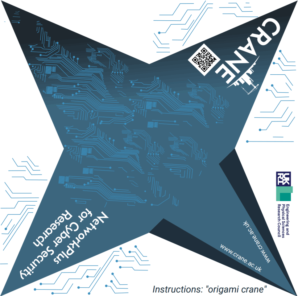 representation of the CRANE origami template